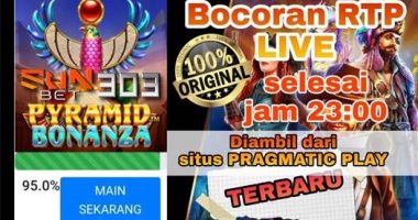 Info Bocoran RTP Live Slot Pragmatic Gacor Tertinggi Hari Ini